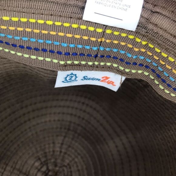 Swim Zip Taupe Canvas 4.5” brim Sun Protection Outdoor Performance Hat - Picture 15 of 16